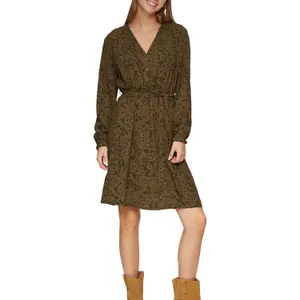 Short Crepe Dress Women QS image-2