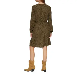 Short Crepe Dress Women QS image-5