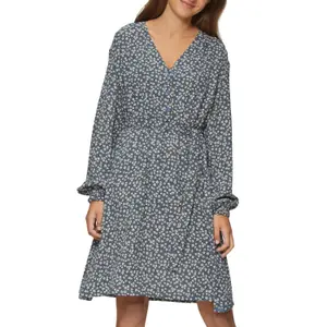 Short Crepe Dress Women QS image-2