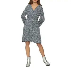 Short Crepe Dress Women QS image-6