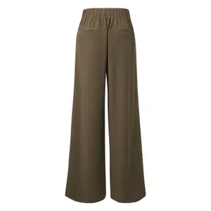 High Waisted Wide Leg Trousers Women QS image-1