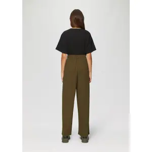 High Waisted Wide Leg Trousers Women QS image-4