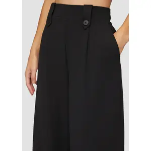 High Waisted Wide Leg Trousers Women QS image-3