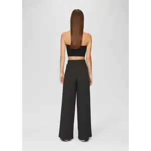 High Waisted Wide Leg Trousers Women QS image-4