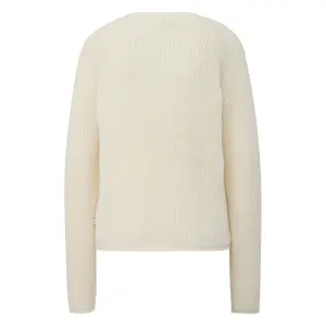 Heathered Knit Raglan Sleeve Jumper Women QS image-1