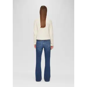 Heathered Knit Raglan Sleeve Jumper Women QS image-4