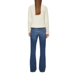 Heathered Knit Raglan Sleeve Jumper Women QS image-5