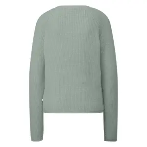 Heathered Knit Raglan Sleeve Jumper Women QS image-1