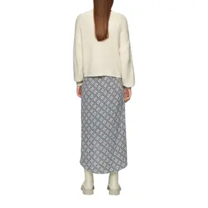 Women's wool blend cardigan QS image-5