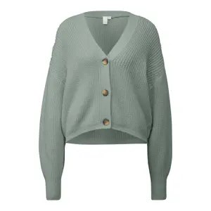 Women's wool blend cardigan QS image-0