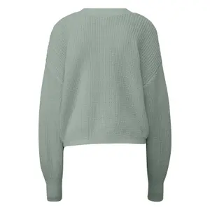 Women's wool blend cardigan QS image-1