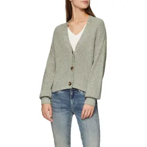 Women's wool blend cardigan QS image-2
