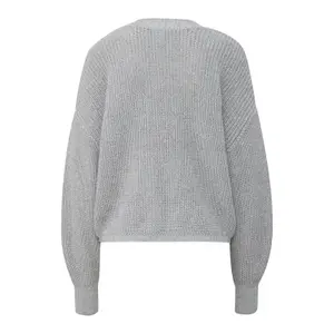Women's wool blend cardigan QS image-1