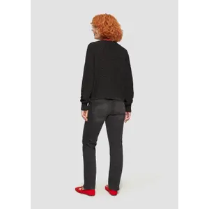 Women's wool blend cardigan QS image-4