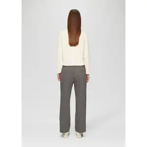 Structured Knit Cotton Viscose Jumper Women QS image-4