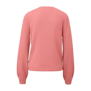 Structured Knit Cotton Viscose Jumper Women QS image-1