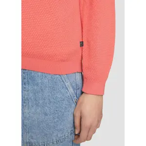 Structured Knit Cotton Viscose Jumper Women QS image-3