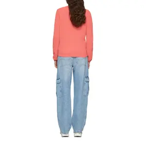 Structured Knit Cotton Viscose Jumper Women QS image-5