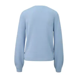 Structured Knit Cotton Viscose Jumper Women QS image-1