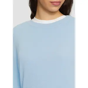 Structured Knit Cotton Viscose Jumper Women QS image-3