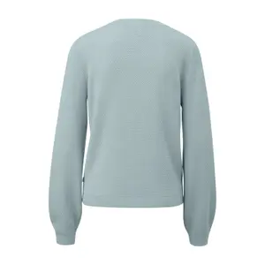 Structured Knit Cotton Viscose Jumper Women QS image-1