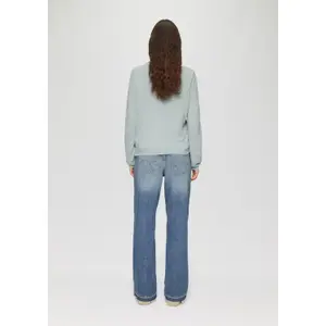 Structured Knit Cotton Viscose Jumper Women QS image-4