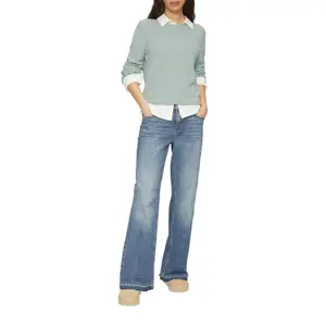Structured Knit Cotton Viscose Jumper Women QS image-6