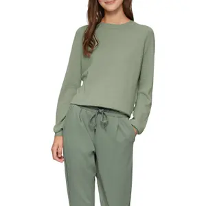 Structured Knit Cotton Viscose Jumper Women QS image-2