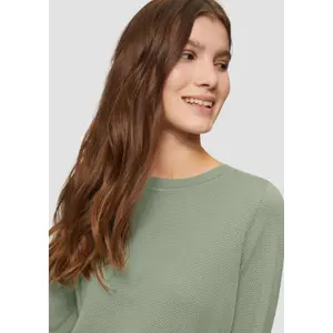 Structured Knit Cotton Viscose Jumper Women QS image-3