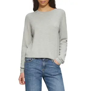 Structured Knit Cotton Viscose Jumper Women QS image-2