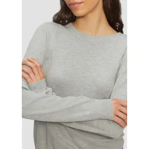 Structured Knit Cotton Viscose Jumper Women QS image-3