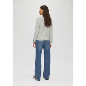 Structured Knit Cotton Viscose Jumper Women QS image-4
