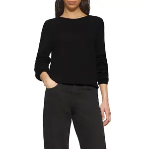 Structured Knit Cotton Viscose Jumper Women QS image-2