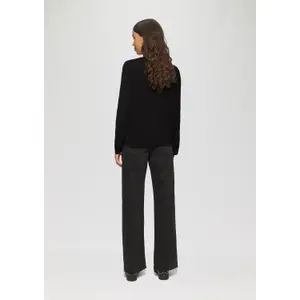 Structured Knit Cotton Viscose Jumper Women QS image-4