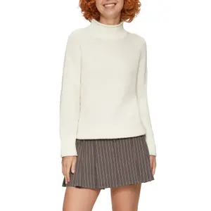 Women's Relaxed Turtle Neck Knit Pullover QS image-2