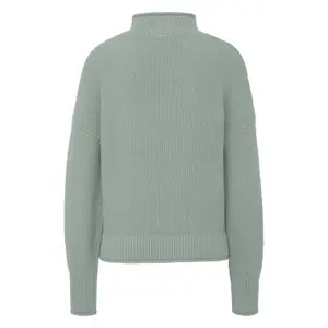 Women's Relaxed Turtle Neck Knit Pullover QS image-1