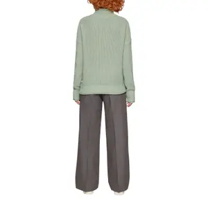 Women's Relaxed Turtle Neck Knit Pullover QS image-5