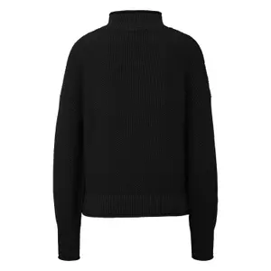 Women's Relaxed Turtle Neck Knit Pullover QS image-1