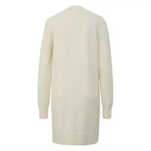 Women's Long Viscose Blend Cardigan QS image-1