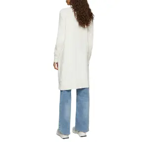 Women's Long Viscose Blend Cardigan QS image-5