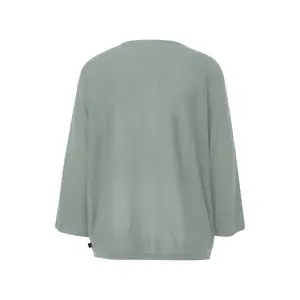 Batwing Knit Top for Women QS image-1