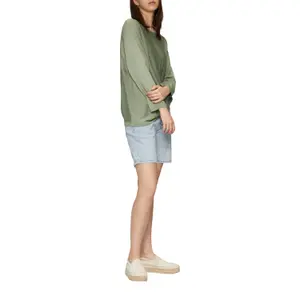 Batwing Knit Top for Women QS image-6