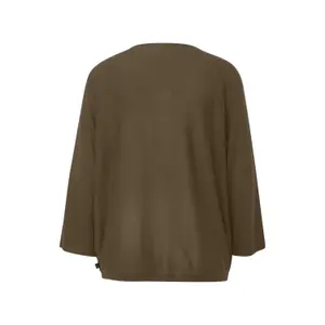 Batwing Knit Top for Women QS image-1