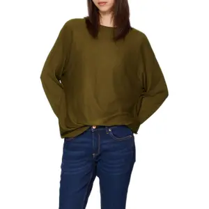 Batwing Knit Top for Women QS image-2