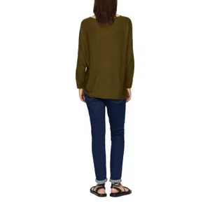Batwing Knit Top for Women QS image-5