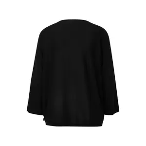 Batwing Knit Top for Women QS image-1