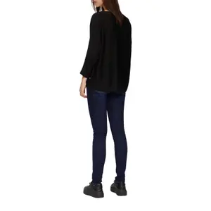 Batwing Knit Top for Women QS image-5