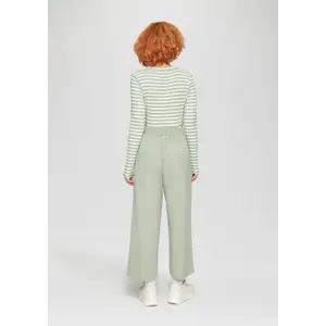Fitted Ribbed Knit Sweater for Women QS image-4