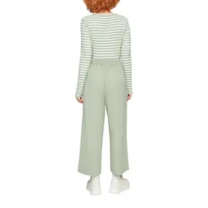 Fitted Ribbed Knit Sweater for Women QS image-5