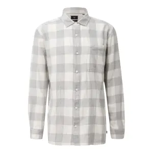 Long Sleeve Checked Shirt with Chest Pocket QS image-0